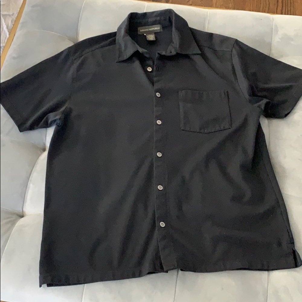 Banana Republic Polyester Vintage Button Shirt M